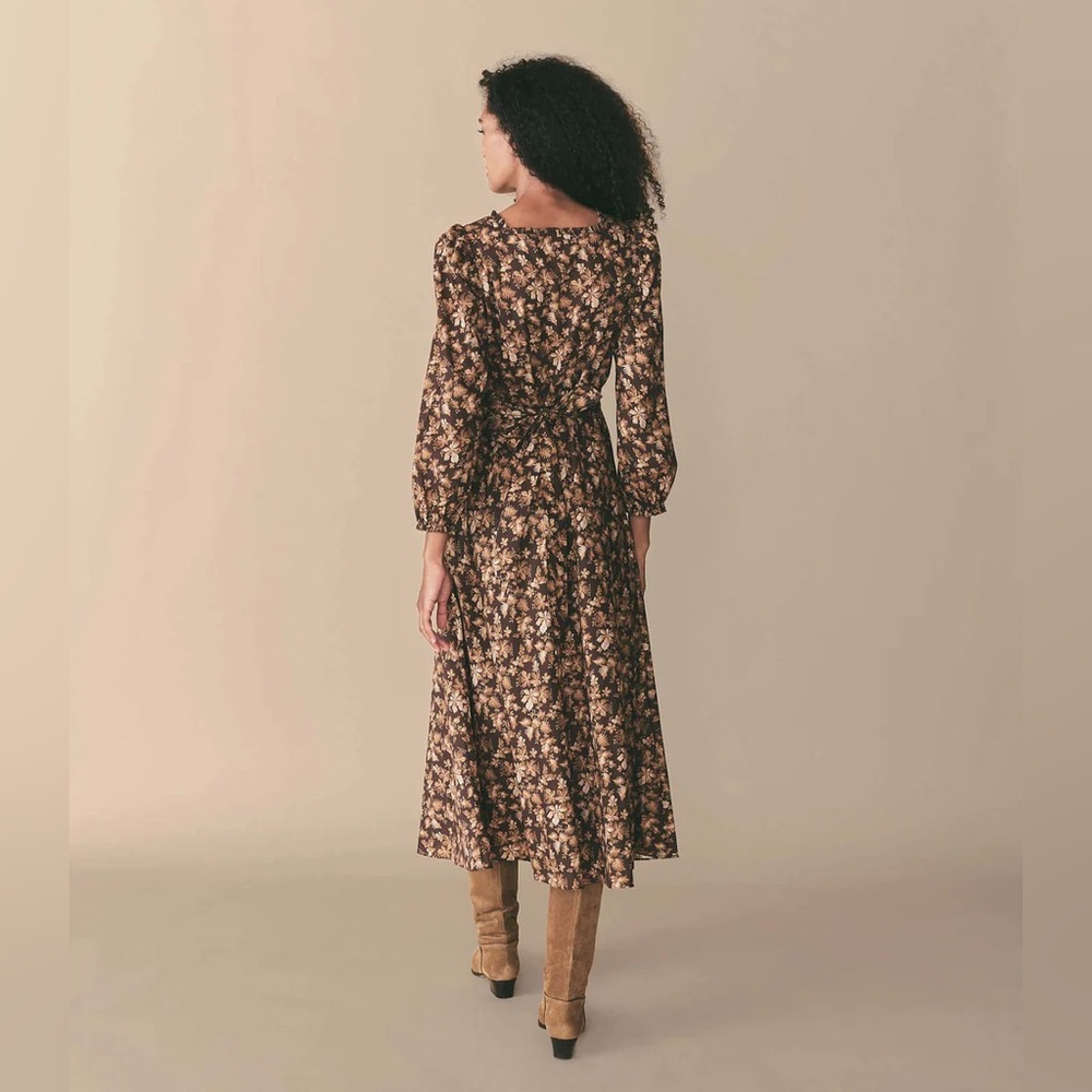 BNWT Doen Ginetta dress in Fern Grove Floral sz Small - Picture 3 of 11
